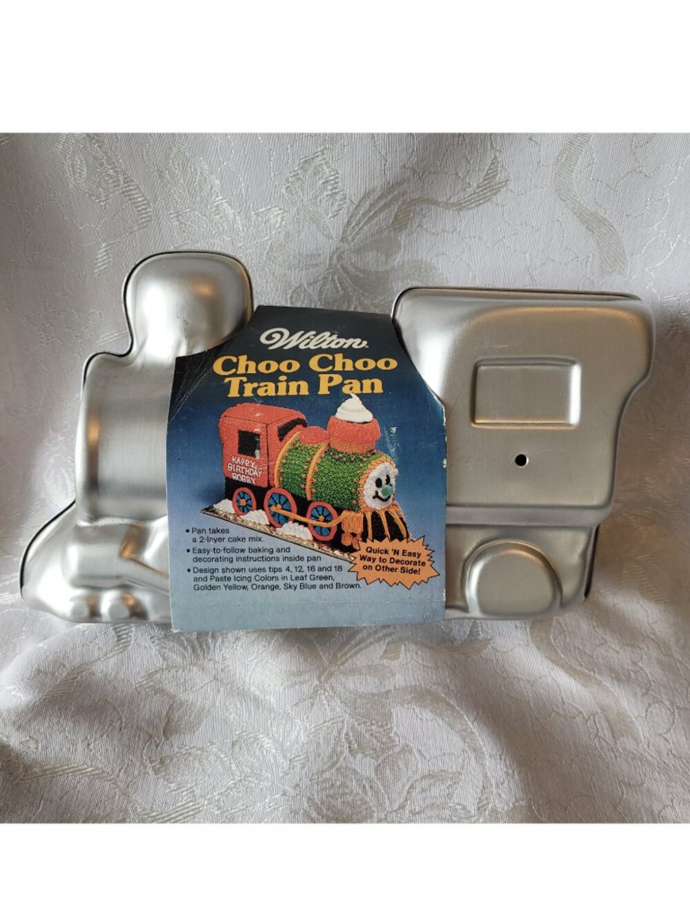 Vintage Wilton 3D Stand Up Choo Choo Train Cake pan New 90s